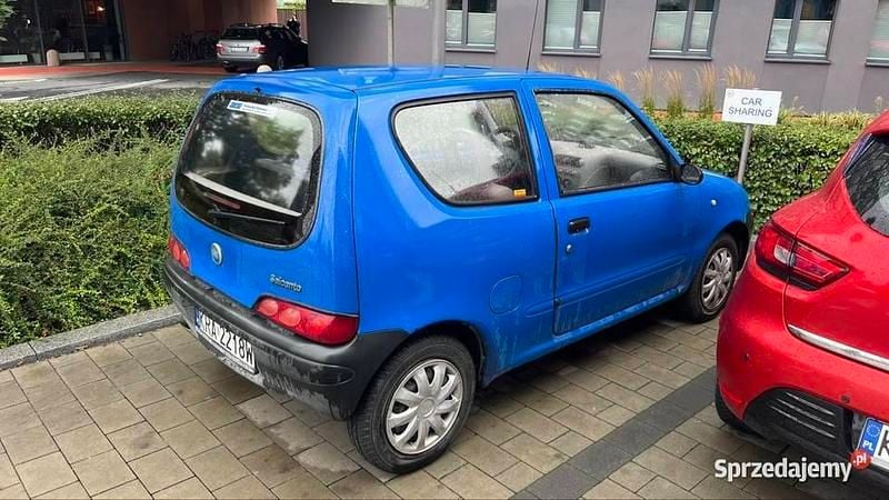Żółty Używany 2004 Fiat Seicento Hatchback | 2850 zł (Uczciwa cena) - Obraz 1/4