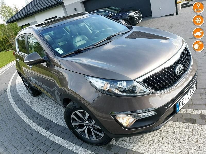 Biały Używany 2014 Kia Sportage 2 SUV | 47 400 zł (Uczciwa cena) - Obraz 1/4