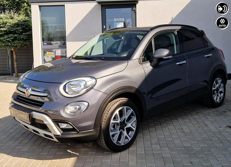 Szary (metalik) Używany 2017 Fiat 500X SUV | 39 900 zł (Dobra cena) - Obraz 1/4