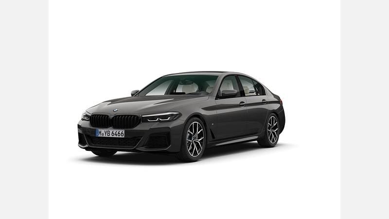 Szary sophisto z brylantowym połyskiem metalizowany Używany 2021 BMW 530 Shadowline Sedan/Limuzyna | 189 900 zł (Drogi) - Obraz 1/3