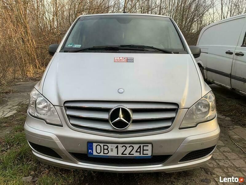 Srebrny Używany 2010 Mercedes Vito Minivan | 36 900 zł - Obraz 1/3