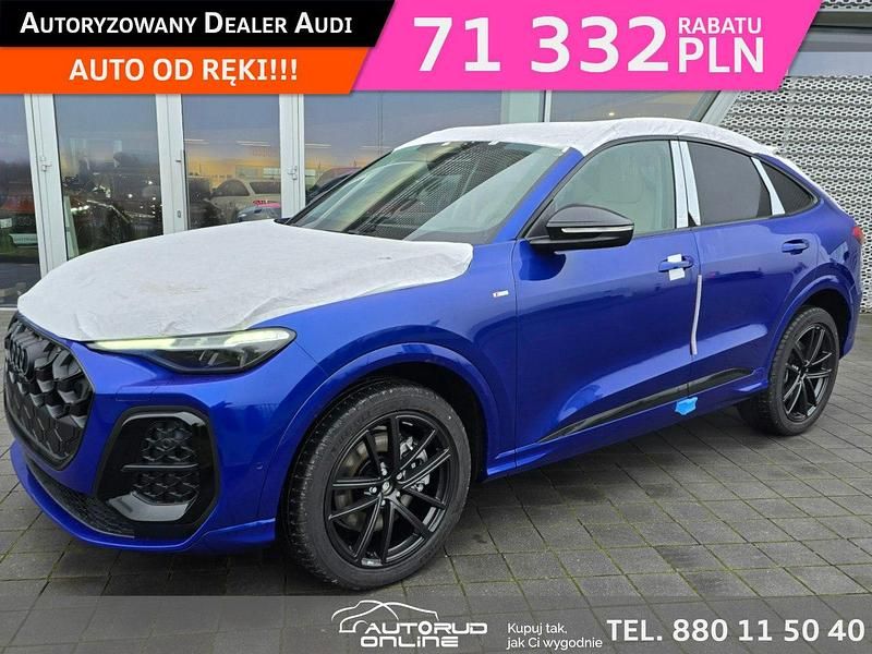 Nowe Audi Q5 Sportback 204 KM (150 kW) 2025 Niebieski (metalik) SUV