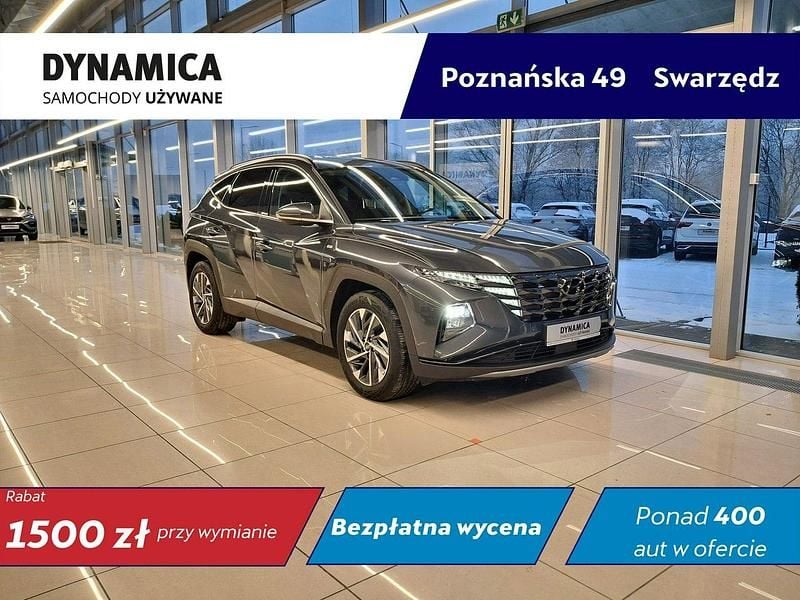 Szary (metalik) Używany 2022 Hyundai Tucson SUV | 124 900 zł (Drogi) - Obraz 1/4