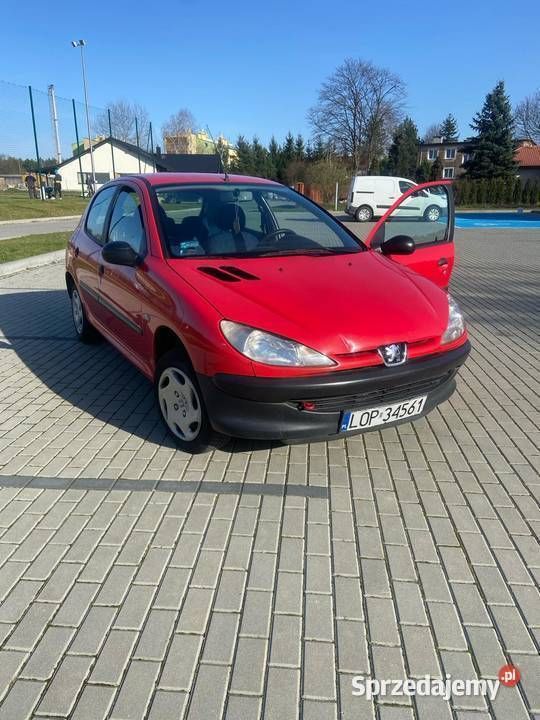 Czerwony Używany 2001 Peugeot 206 Sedan/Limuzyna | 2800 zł (Drogi) - Obraz 1/4