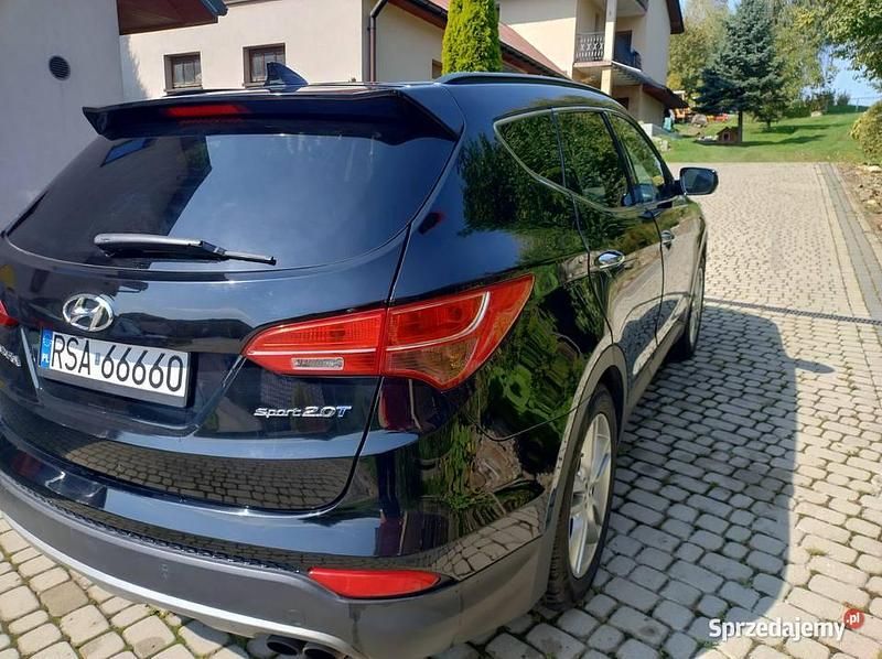 Czarny Używany 2014 Hyundai Santa Fe Sport SUV | 54 000 zł - Obraz 1/4