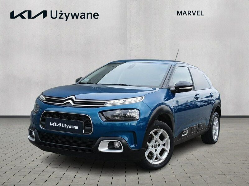 Niebieski (metalik) Używany 2019 Citroën C4 Cactus PureTech Hatchback | 54 900 zł (Dość drogi) - Obraz 1/4