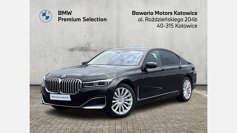Black sapphire metallic metalizowany Używany 2020 BMW 740 Executive Sedan/Limuzyna | 224 900 zł - Obraz 1/3