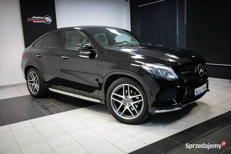 Czarny Używany 2017 Mercedes GLE350 AMG SUV | 149 900 zł - Obraz 1/4