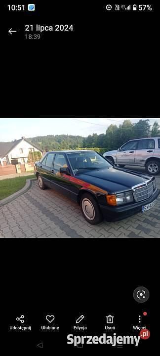 Używany 1991 Mercedes 190 | 9999 zł - Obraz 1/3