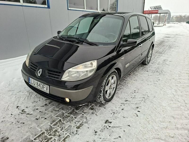 Czarny Używany 2006 Renault Grand Scénic II Minivan | 8500 zł - Obraz 1/4