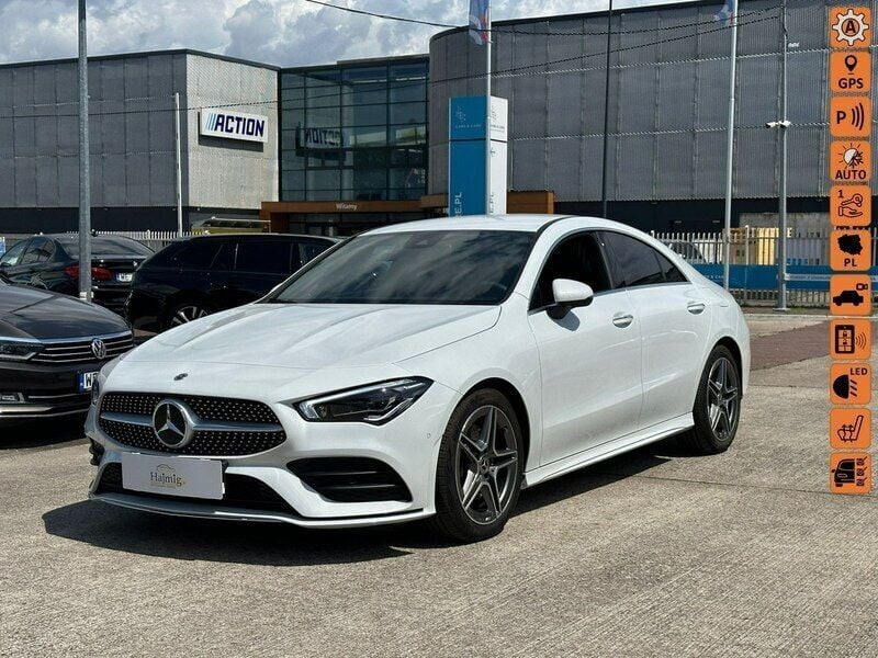 Biały Używany 2022 Mercedes CLA220 AMG Sedan/Limuzyna | 199 900 zł - Obraz 1/4