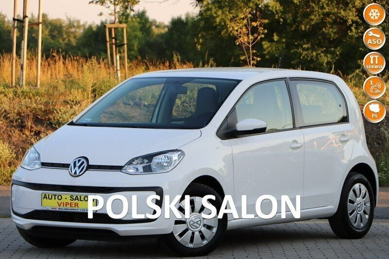 Biały (metalik) Używany 2019 VW up! Hatchback | 48 800 zł (Drogi) - Obraz 1/4