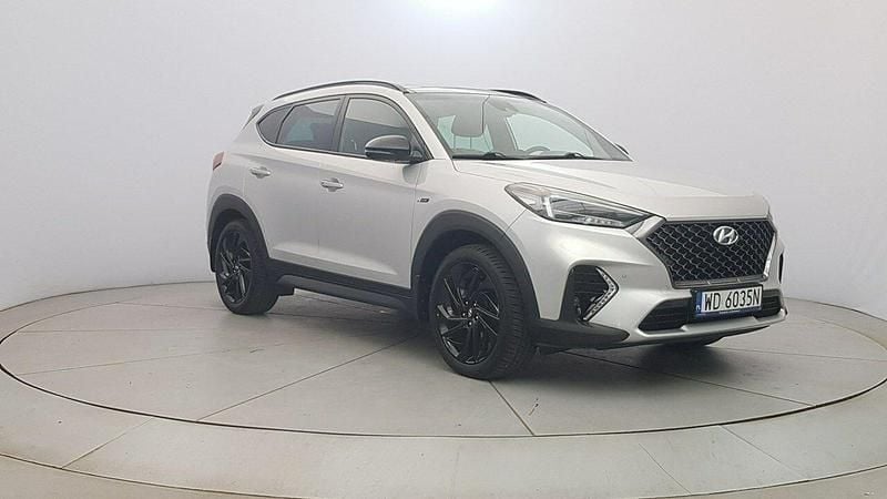 Srebrny Używany 2020 Hyundai Tucson N Line SUV | 93 850 zł (Drogi) - Obraz 1/4