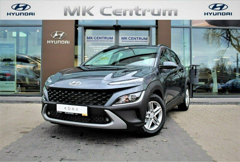 Grafitowy Używany 2021 Hyundai Kona Comfort SUV | 96 300 zł (Drogi) - Obraz 1/4