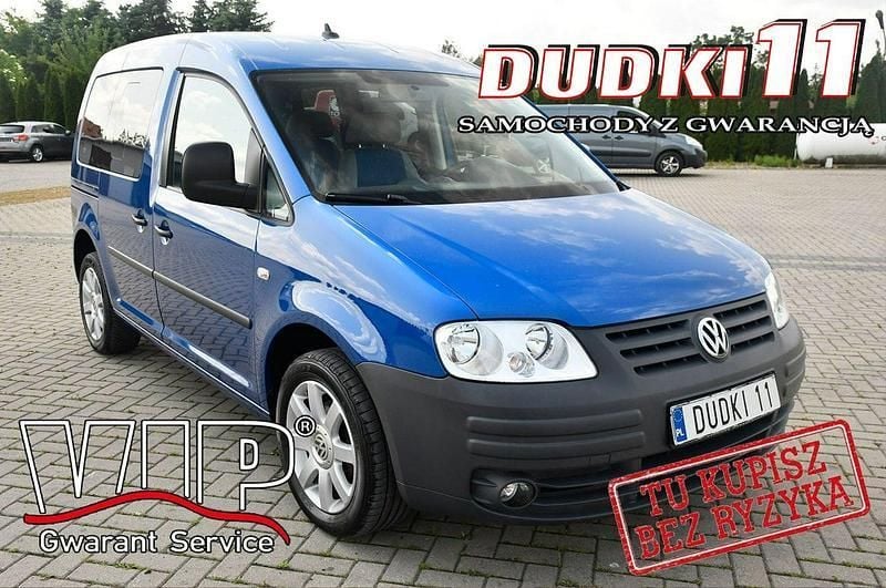 Niebieski Używany 2009 VW Caddy Minivan | 23 900 zł (Uczciwa cena) - Obraz 1/4
