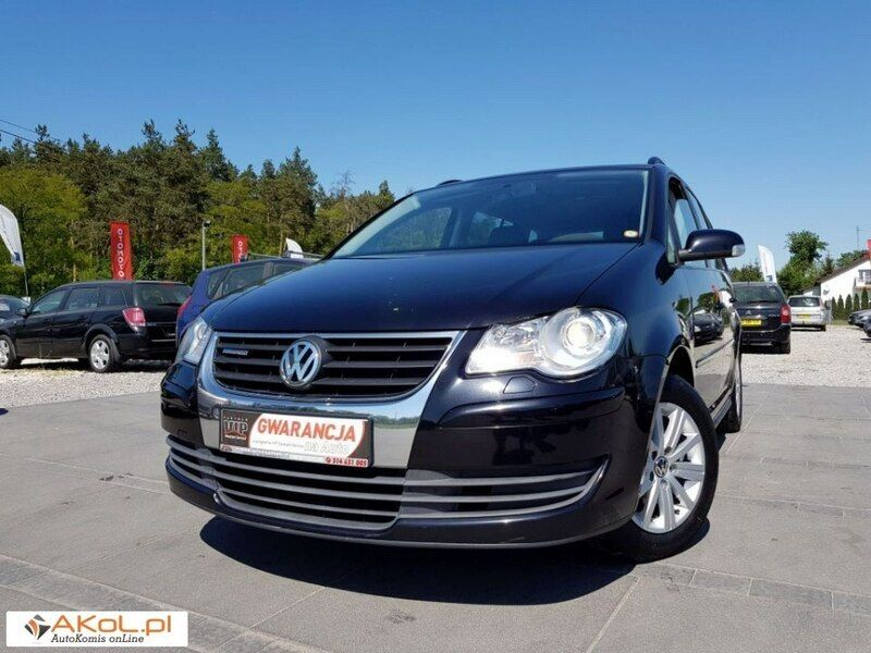 Czarny (metalik) Używany 2009 VW Touran Sportline Minivan | 26 900 zł - Obraz 1/1