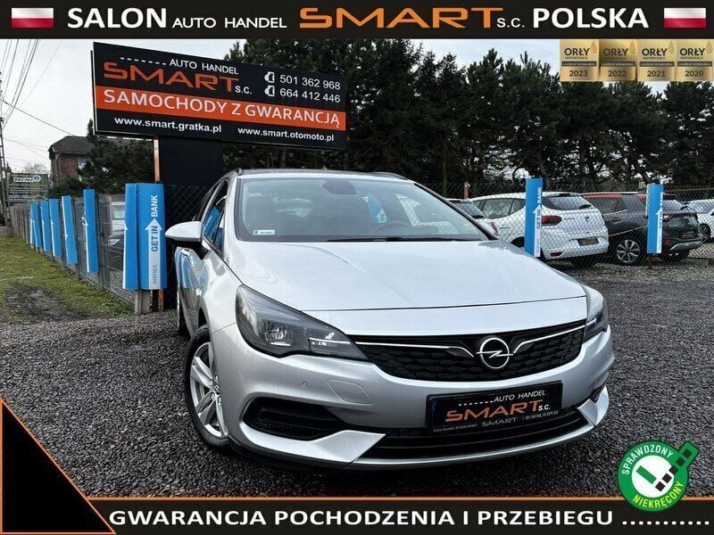 Srebrny (metalik) Używany 2020 Opel Astra Sedan/Limuzyna | 55 900 zł (Drogi) - Obraz 1/4
