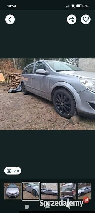 Szary Używany 2008 Opel Astra Kombi | 4000 zł (Dobra cena) - Obraz 1/4