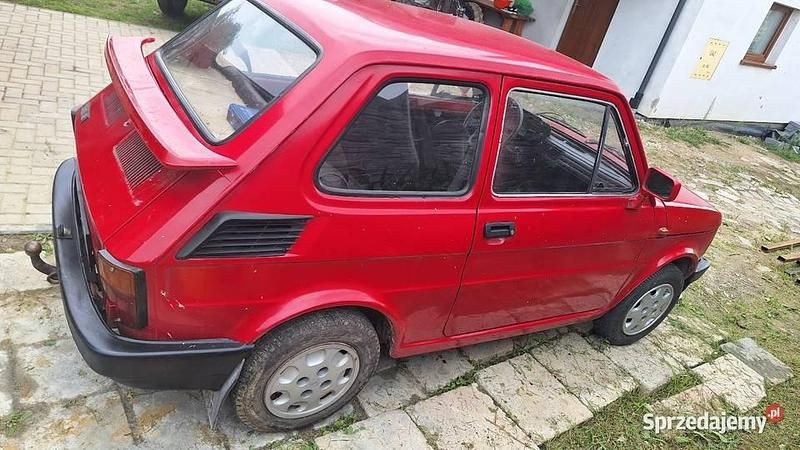 Czerwony Używany 1993 Fiat 126 Hatchback | 6000 zł - Obraz 1/3