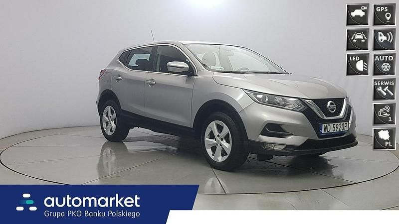 Srebrny Używany 2021 Nissan Qashqai Acenta SUV | 79 850 zł (Super Cena) - Obraz 1/4