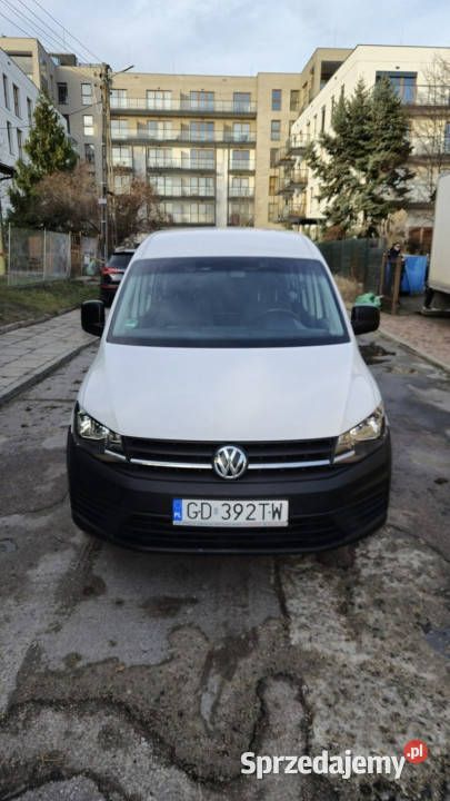 Biały Używany 2016 VW Caddy Maxi Minivan | 39 360 zł (Dobra cena) - Obraz 1/4