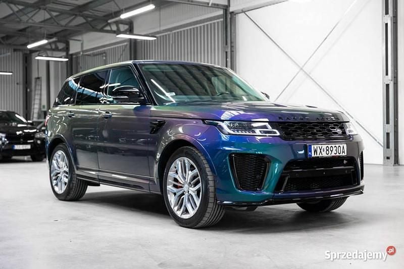 Używany Land Rover Range Rover Sport SVR 575 KM (422 kW) 2019 Niebieski SUV