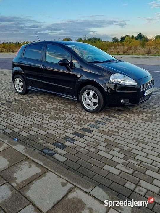 Czarny Używany 2008 Fiat Punto Hatchback | 15 000 zł - Obraz 1/4