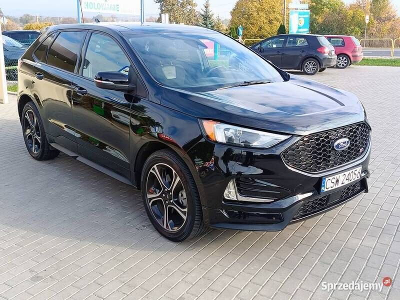 Czarny Używany 2019 Ford Edge ST SUV | 97 900 zł - Obraz 1/4