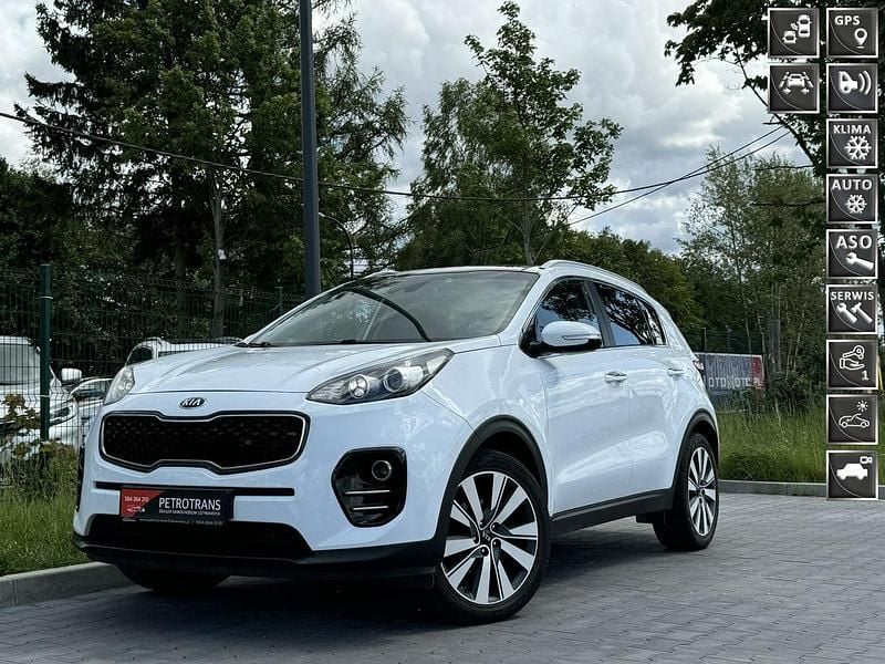 Biały Używany 2016 Kia Sportage 2 SUV | 52 900 zł (Uczciwa cena) - Obraz 1/4