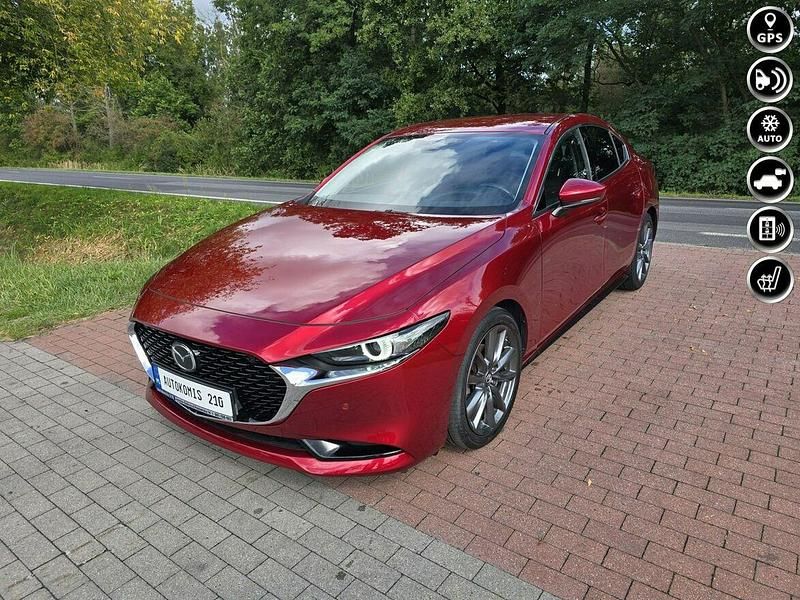 Wiśniowy Używany 2020 Mazda 3 Sedan/Limuzyna | 73 900 zł (Uczciwa cena) - Obraz 1/4