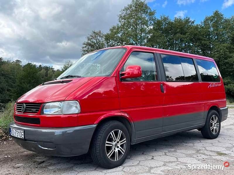 Czerwony Używany 1997 VW T4 Van | 25 000 zł (Uczciwa cena) - Obraz 1/4