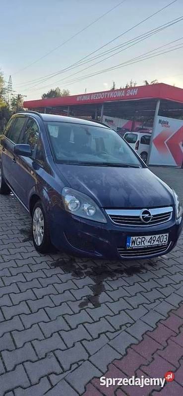 Niebieski Używany 2012 Opel Zafira Minivan | 16 000 zł - Obraz 1/4