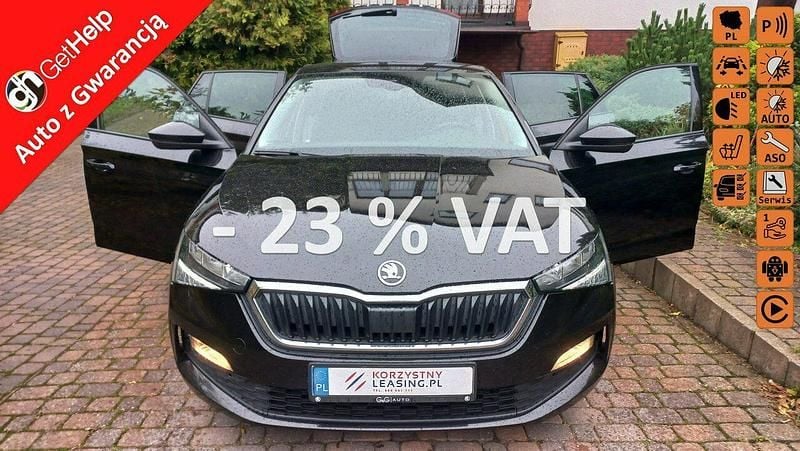 Czarny Używany 2021 Skoda Scala Hatchback | 39 900 zł (Dobra cena) - Obraz 1/4