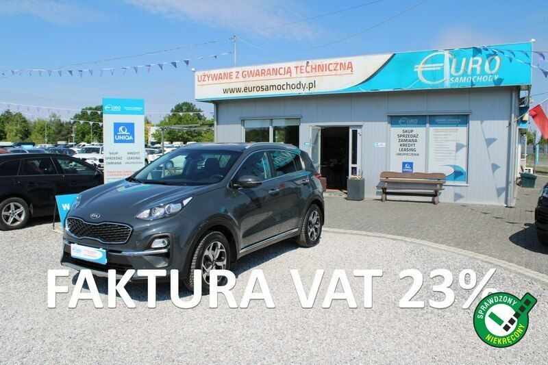 Szary (metalik) Używany 2021 Kia Sportage 2 SUV | 66 504 zł (Super Cena) - Obraz 1/4