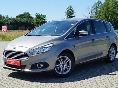 Beżowy (metalik) Używany 2016 Ford S-MAX S Minivan | 49 900 zł (Uczciwa cena) - Obraz 1/4