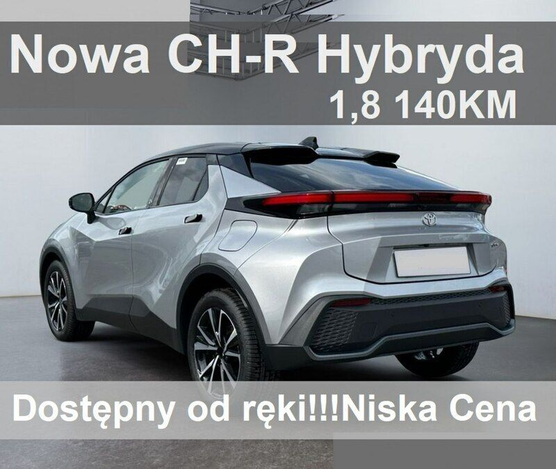 Srebrny Nowe 2024 Toyota C-HR Style SUV | 141 900 zł (Uczciwa cena) - Obraz 1/4