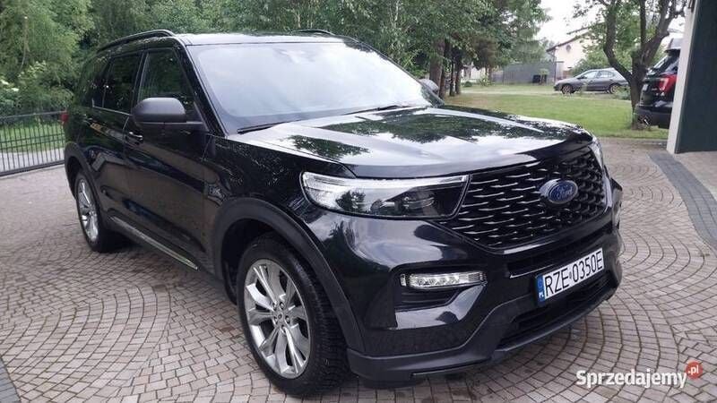 Czarny Używany 2020 Ford Explorer SUV | 121 000 zł - Obraz 1/4