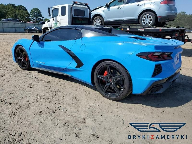 Niebieski Używany 2023 Chevrolet Corvette Kabriolet | 211 030 zł - Obraz 1/3