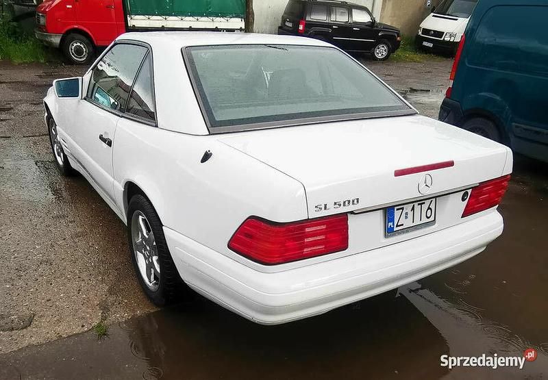 Używany Mercedes SL500 1998 Biały Kabriolet