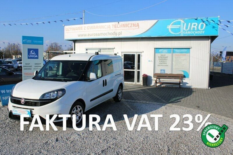 Biały Używany 2020 Fiat Doblò Minivan | 43 495 zł (Dobra cena) - Obraz 1/4