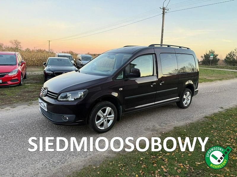 Fioletowy Używany 2014 VW Caddy Minivan | 45 000 zł - Obraz 1/4