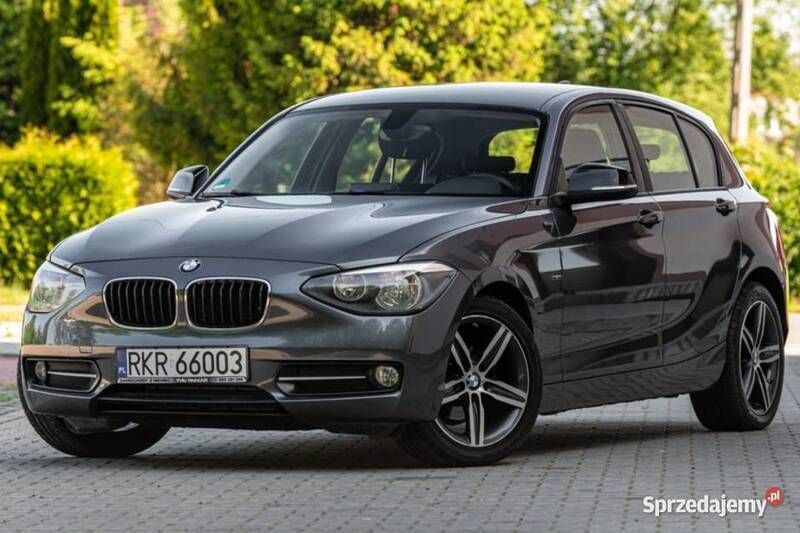 Szary Używany 2011 BMW 116 Sport Line Hatchback | 19 999 zł - Obraz 1/4