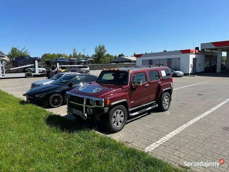 Czerwony Używany 2007 Hummer H3 SUV | 66 000 zł - Obraz 1/4