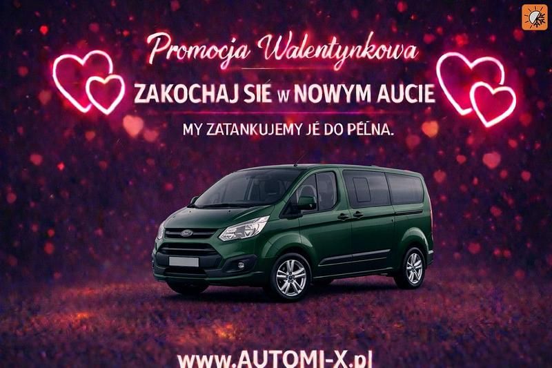 Używany Ford Transit Custom 100 KM (73 kW) 2014 Zielony Sedan/Limuzyna