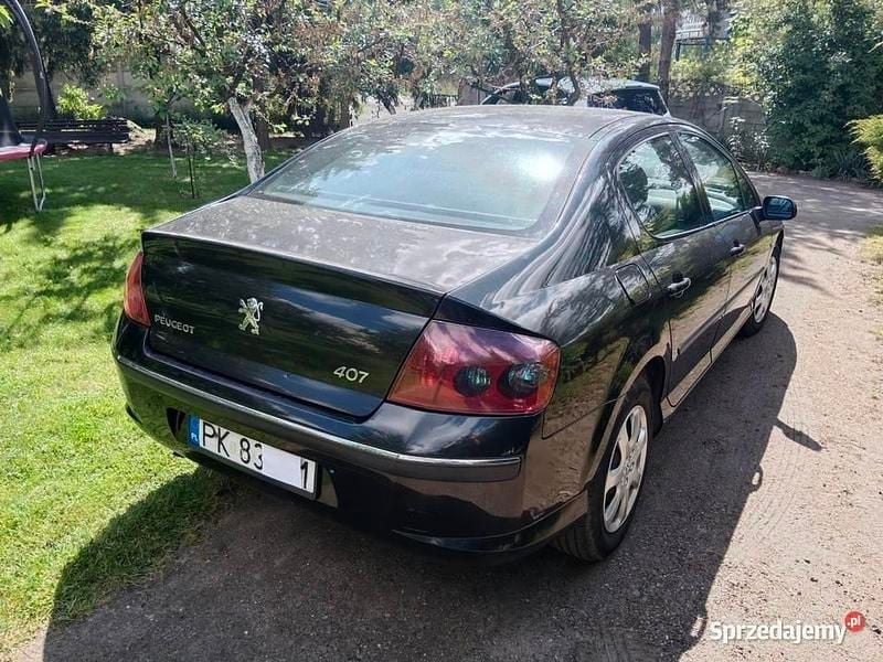 Czarny Używany 2006 Peugeot 407 Hatchback | 4900 zł (Dobra cena) - Obraz 1/3