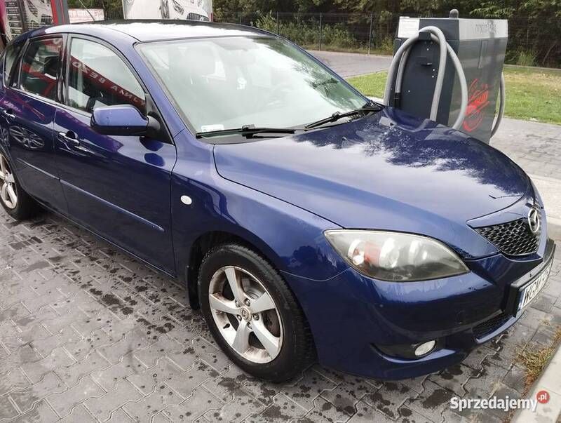 Niebieski Używany 2005 Mazda 3 Hatchback | 5500 zł (Uczciwa cena) - Obraz 1/4