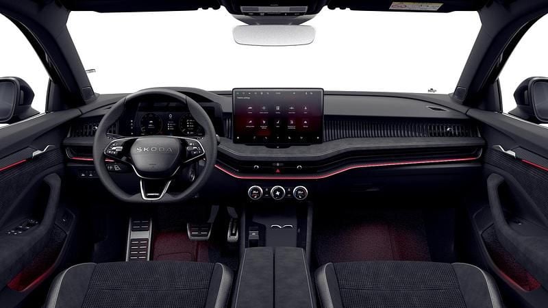 Czerń ebony metalizowany Nowe 2026 Skoda Superb SportLine | 213 000 zł (Dobra cena) - Obraz 1/1