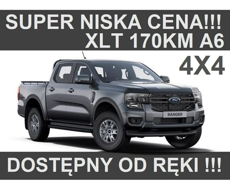 Szary Używany 2023 Ford Ranger XLT Pickup | 185 708 zł - Obraz 1/4