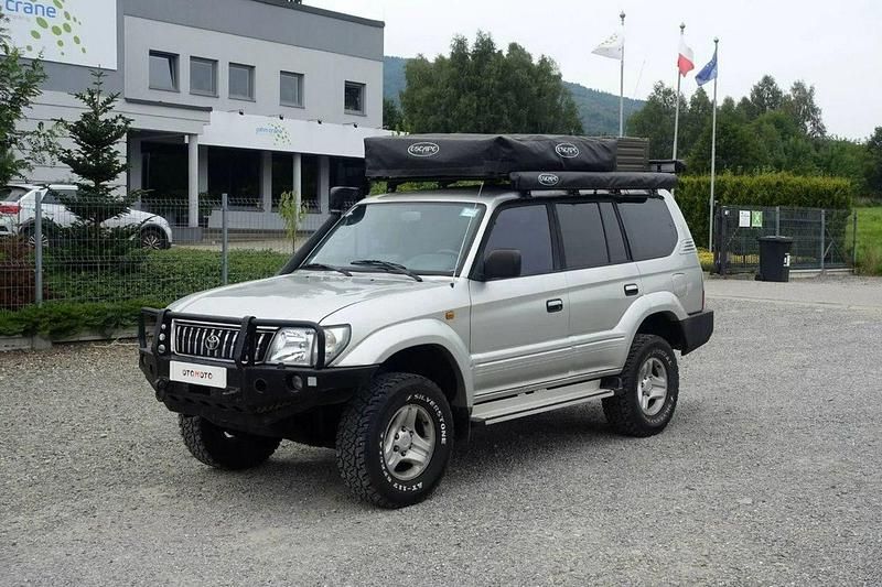 Srebrny Używany 2001 Toyota Land Cruiser SUV | 69 900 zł - Obraz 1/4