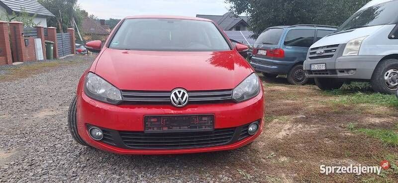 Czerwony Używany 2010 VW Golf VI Hatchback | 16 900 zł (Dobra cena) - Obraz 1/4